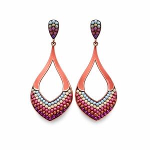 Elegant Multicolor Teardrop Earrings